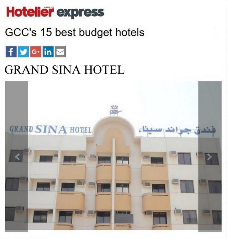 Grand Sina Hotel Dubai Exterior photo